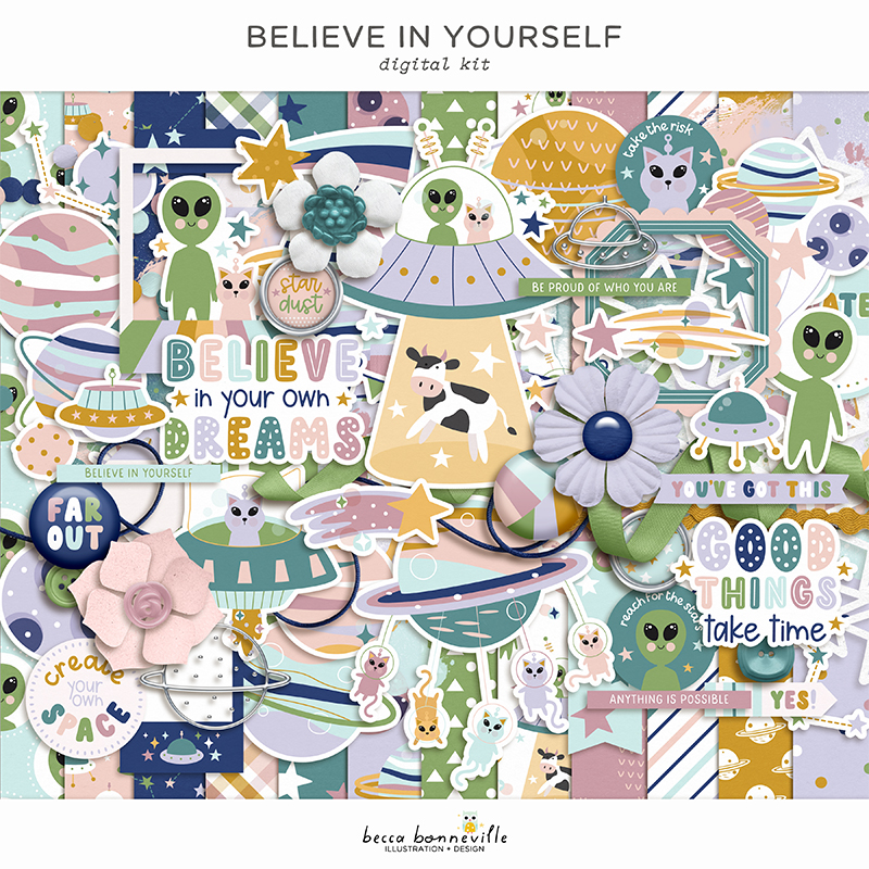 Believe in Yourself Digital Kit