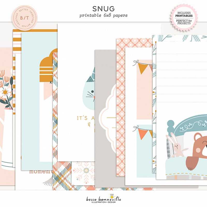 Snug 6×8 Papers