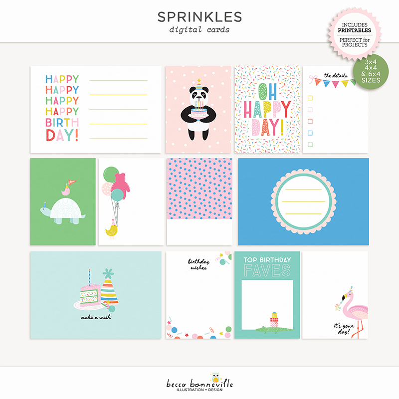 Sprinkles Cards